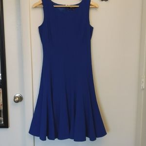 Ellen Tracy Blue A-Line Dress